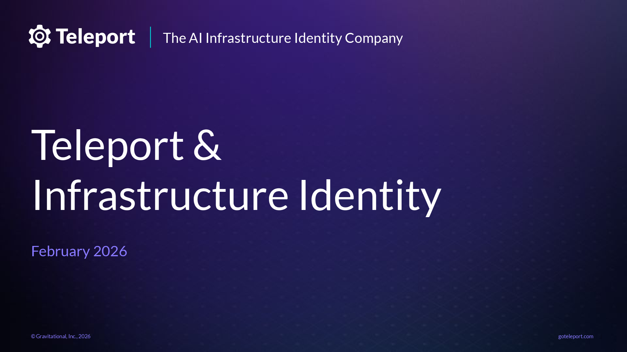 Présentation Teleport — Slide 1